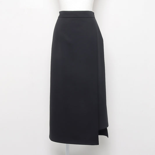 Compact Ponte Wrap Skirt