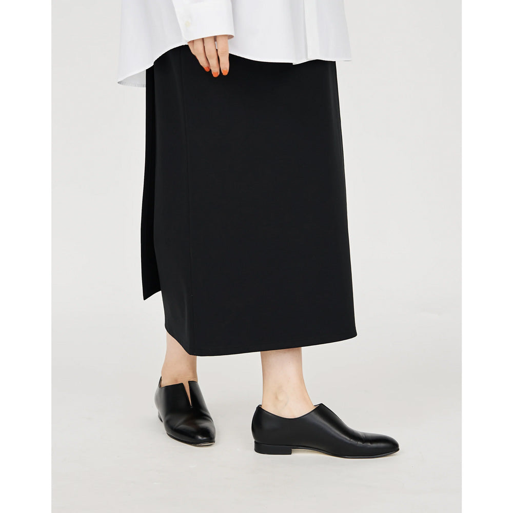 Compact Ponte Wrap Skirt