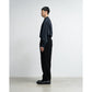 Scale Off Wool Wide Tapered Chef Pants