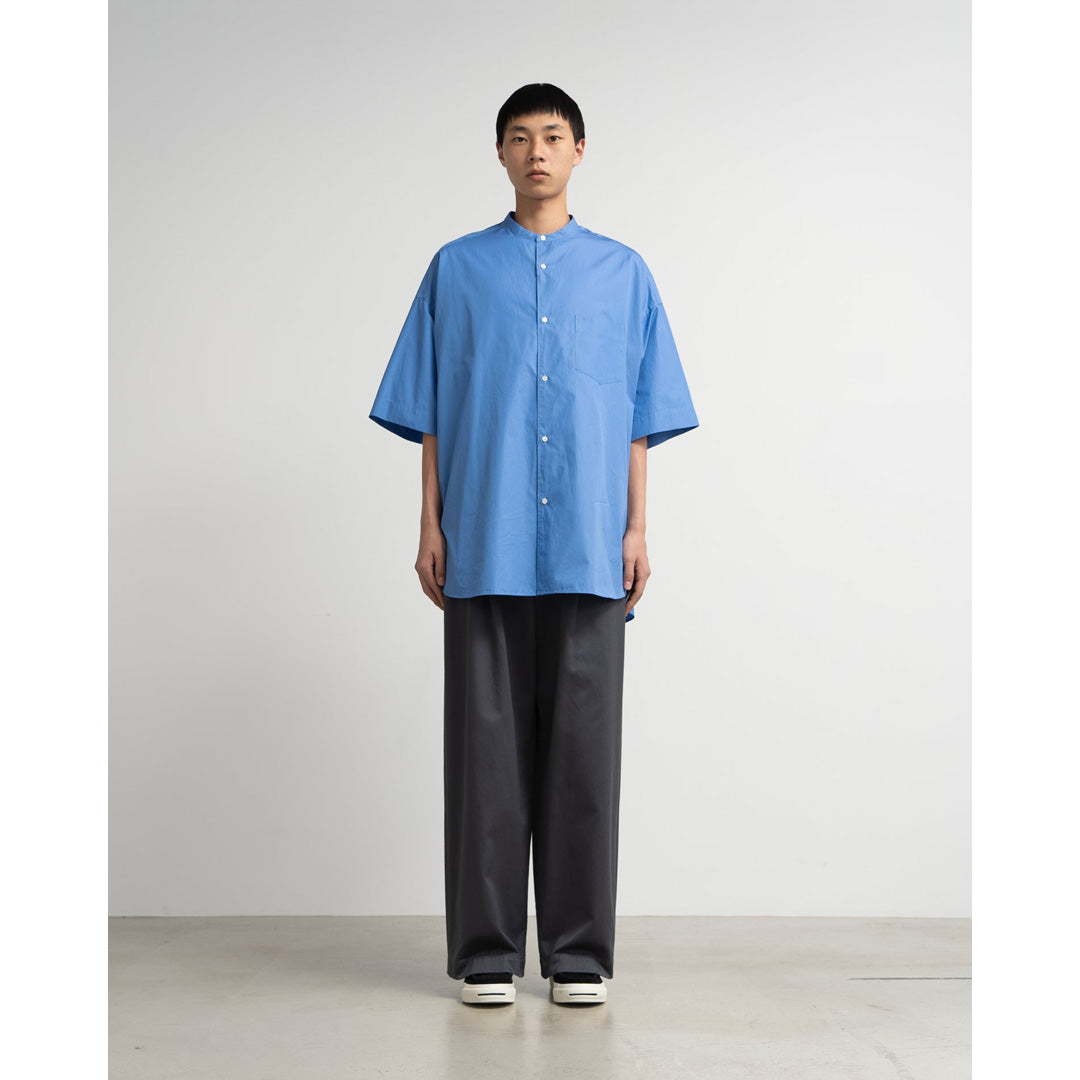 ALUMO for GP S/S Oversized Band Collar Shirt