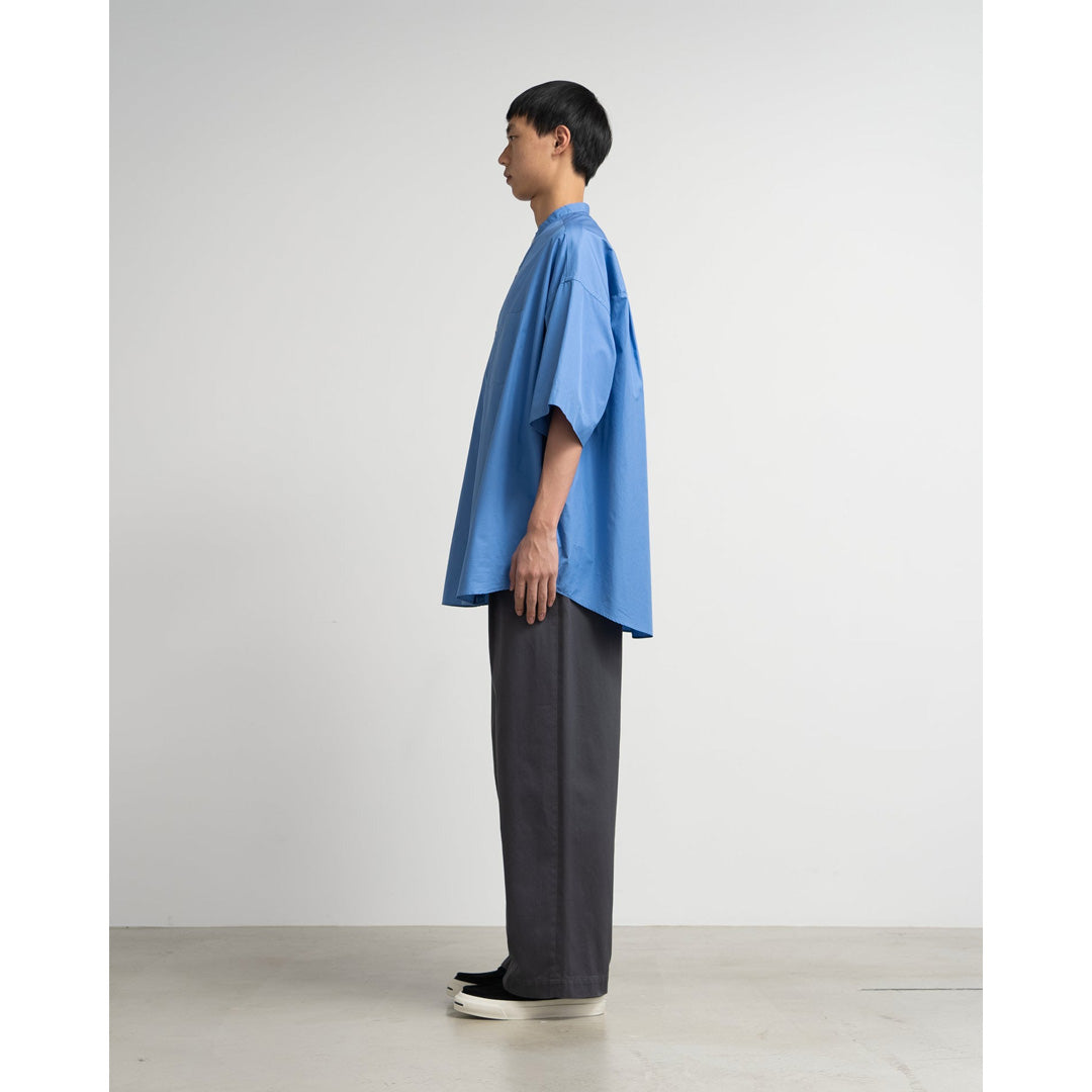 ALUMO for GP S/S Oversized Band Collar Shirt