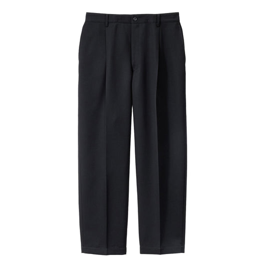 Scale Off Wool Wide Tapered Slacks