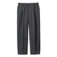 Scale Off Wool Wide Tapered Slacks