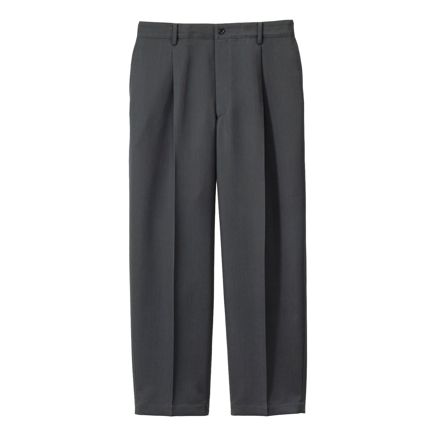 Scale Off Wool Wide Tapered Slacks