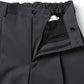 Scale Off Wool Wide Tapered Slacks