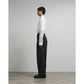 Scale Off Wool Wide Tapered Slacks