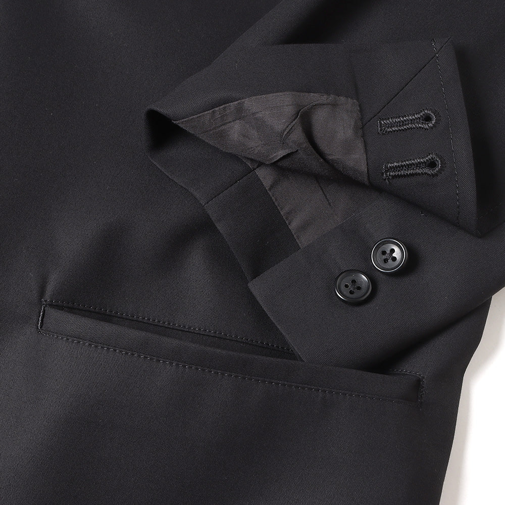Wooly Cotton Twill Single Jacket