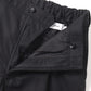 Wooly Cotton Twill Wide Tapered Slacks