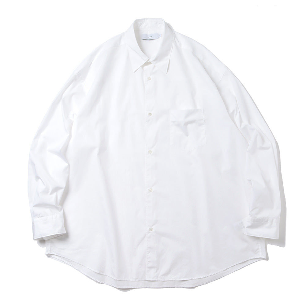 Broad L/S Oversized Regular Collar Shirt