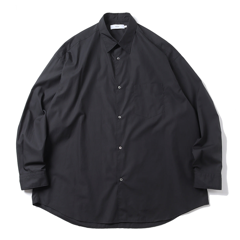 Broad L/S Oversized Regular Collar Shirt