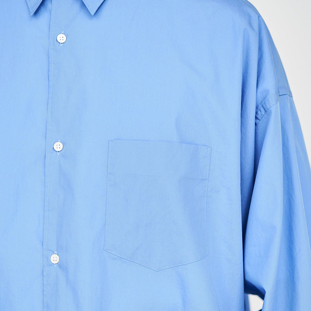 Broad L/S Oversized Regular Collar Shirt