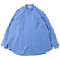 High Count Band Collar Round Cut Oversized Shirt