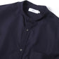 High Count Band Collar Round Cut Oversized Shirt
