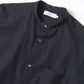 High Count Band Collar Round Cut Oversized Shirt