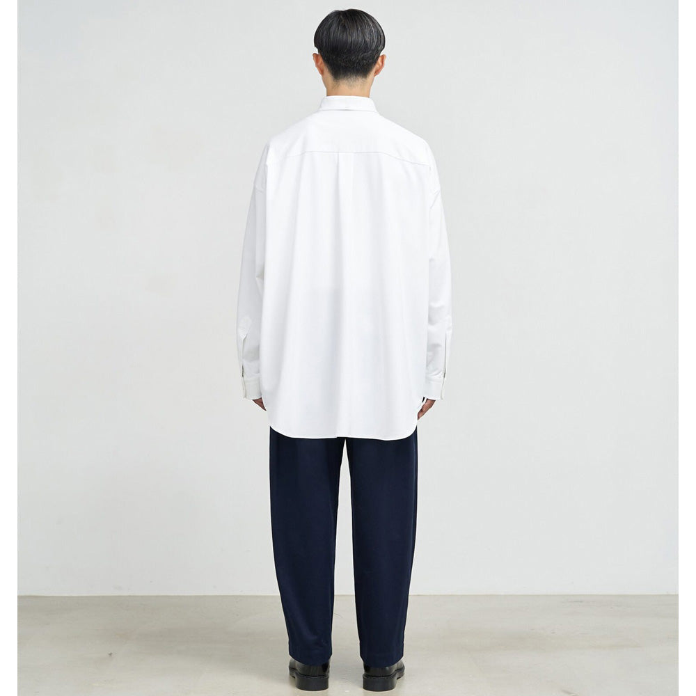 Oxford Pique Jersey L/S Oversized B.D Shirt