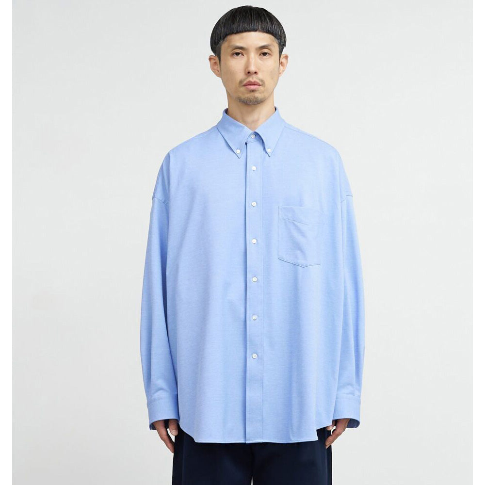 Oxford Pique Jersey L/S Oversized B.D Shirt