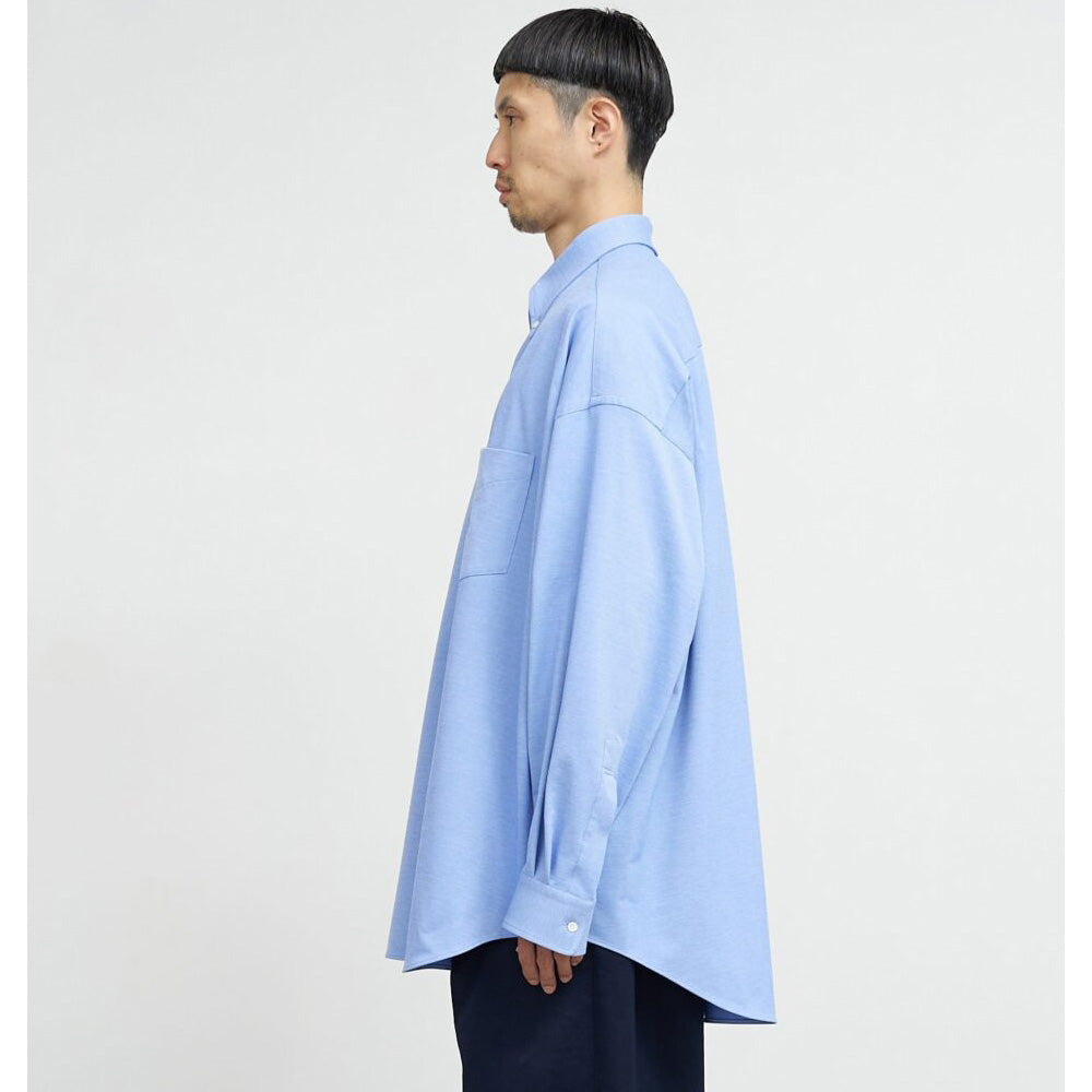 Oxford Pique Jersey L/S Oversized B.D Shirt