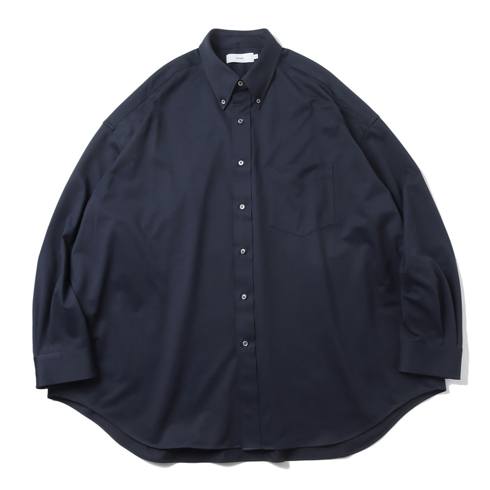 Oxford Pique Jersey L/S Oversized B.D Shirt