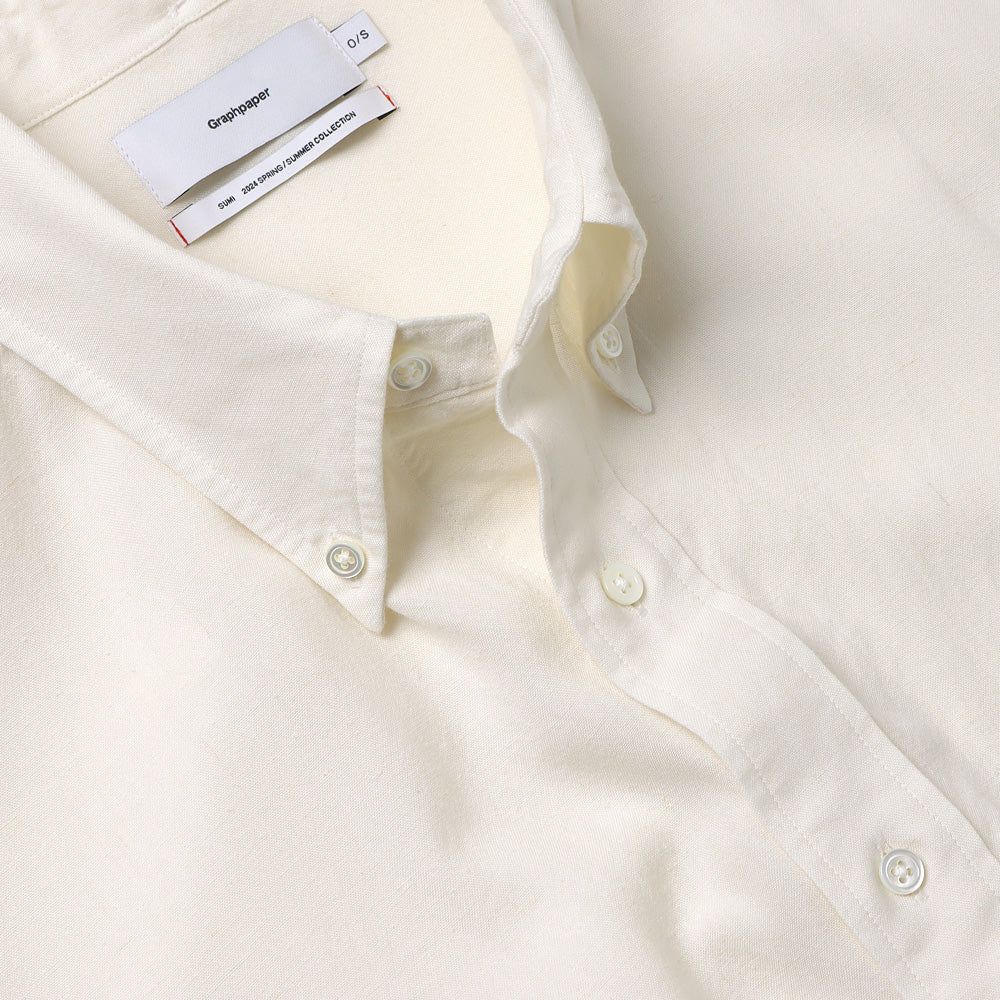 Linen Cupro L/S Oversized B.D Shirt
