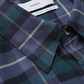 Check Flannel Oversized Regular Collar Shirt