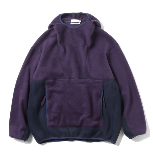 Wool fleece hoodie