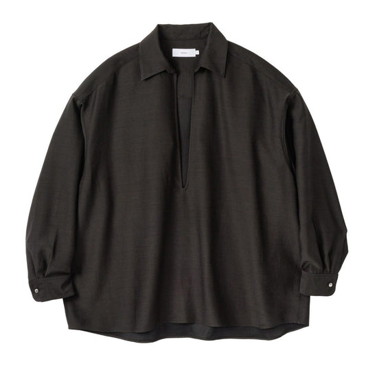 Wool Cupro Skipper Shirt