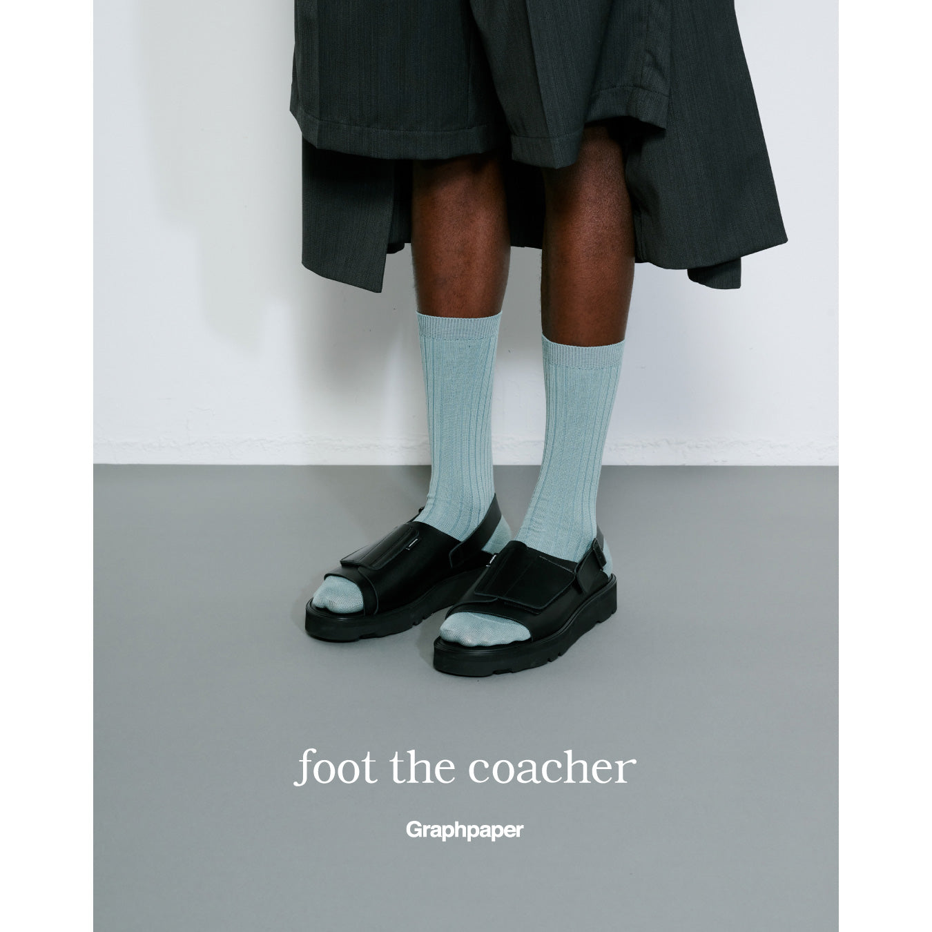 Graphpaper) foot the coacher for GP VELCRO SANDALS (GM261-90468
