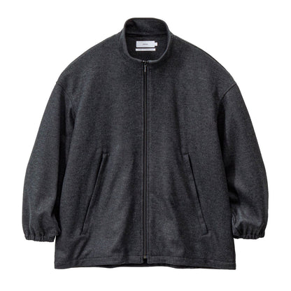Wool Smooth Flannel Track Blouson