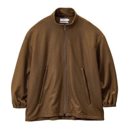 Wool Smooth Flannel Track Blouson