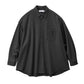 Wool Smooth Flannel Oversized Regular Collar Shirt
