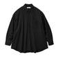 Wool Smooth Flannel Oversized Regular Collar Shirt