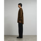 Wool Smooth Flannel Oversized Band Collar Shirt
