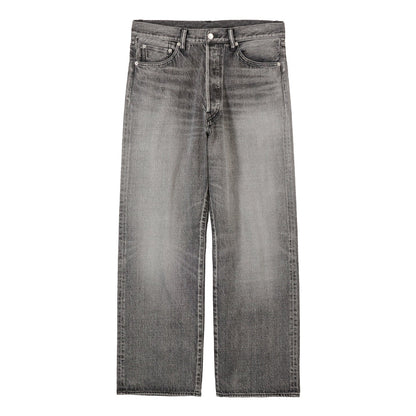 Selvage Denim Five Pocket Wide Straight Pants(Lt.FADE)