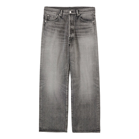 Selvage Denim Five Pocket Wide Straight Pants(Lt.FADE)