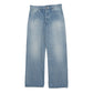 Selvage Denim Five Pocket Wide Straight Pants(Lt.FADE)