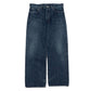 Selvage Denim Five Pocket Wide Straight Pants(Dk.FADE)