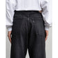 Selvage Denim Five Pocket Wide Straight Pants(Dk.FADE)