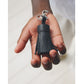 TASSEL KEY RING COW LEATHER