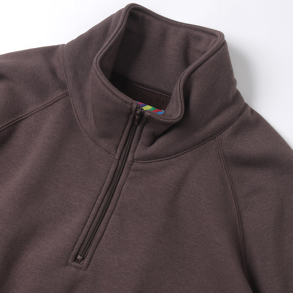 RELAX PULLOVER HALF ZIP SWEAT SHIRTS