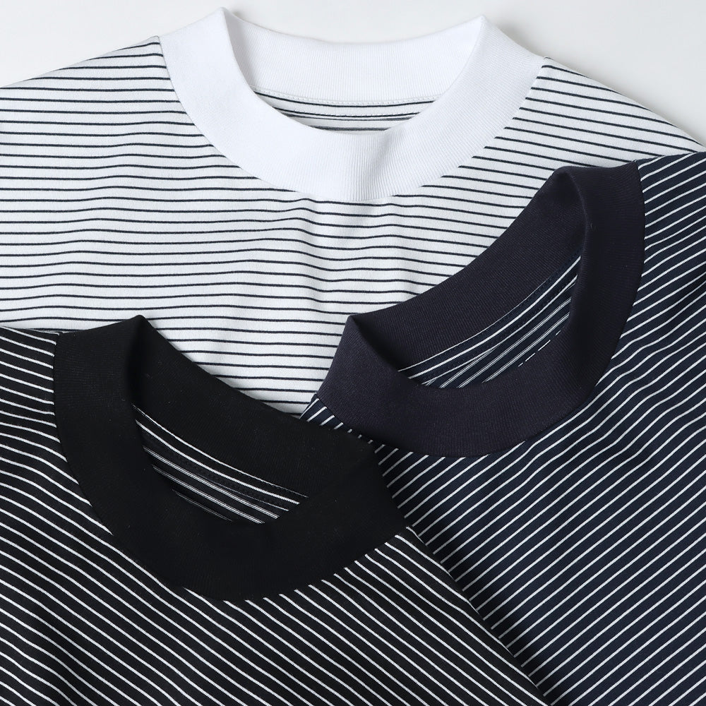 is-ness(イズネス)BALLOON BORDER LONG SLEEVE T-SHIRT (1004AWCS03-3 