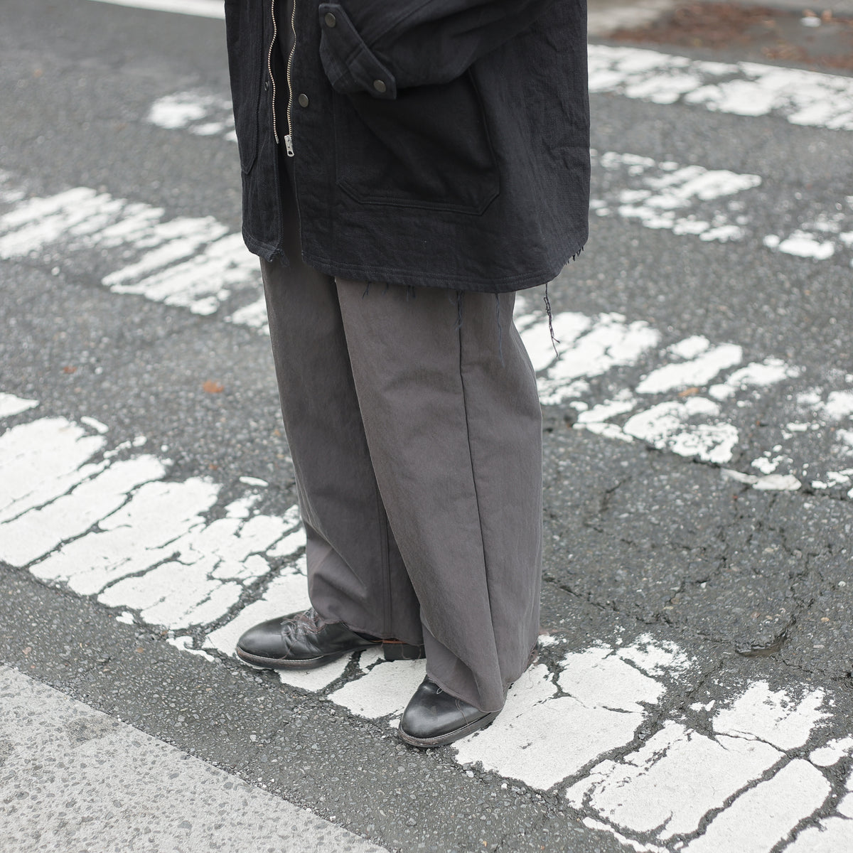 TUCK-BAGGY TYPE 2 - High-density twill fabric -
