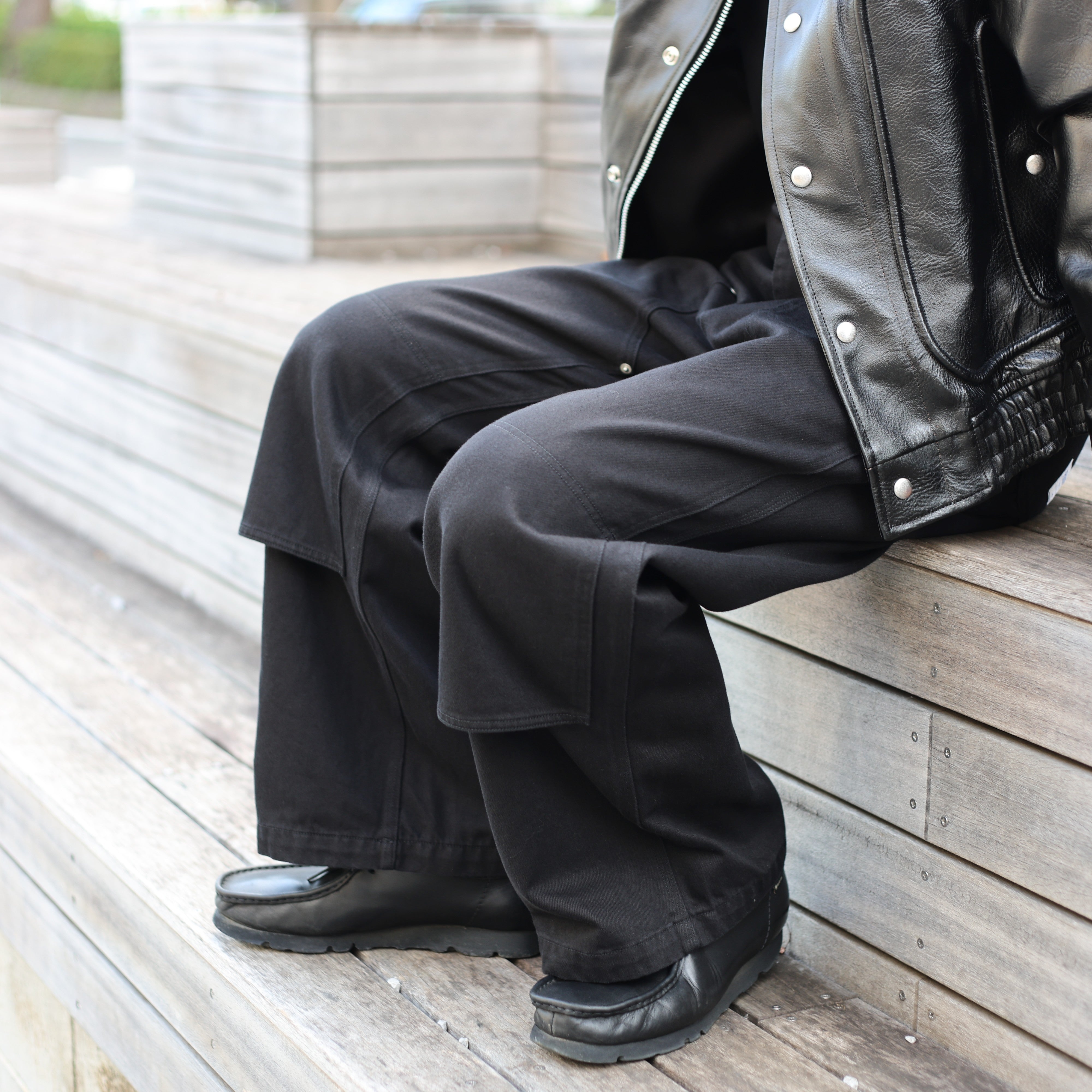 DAIRIKU(ダイリク)Wide Vintage Wash Painter Chino Pants (DA-26AW