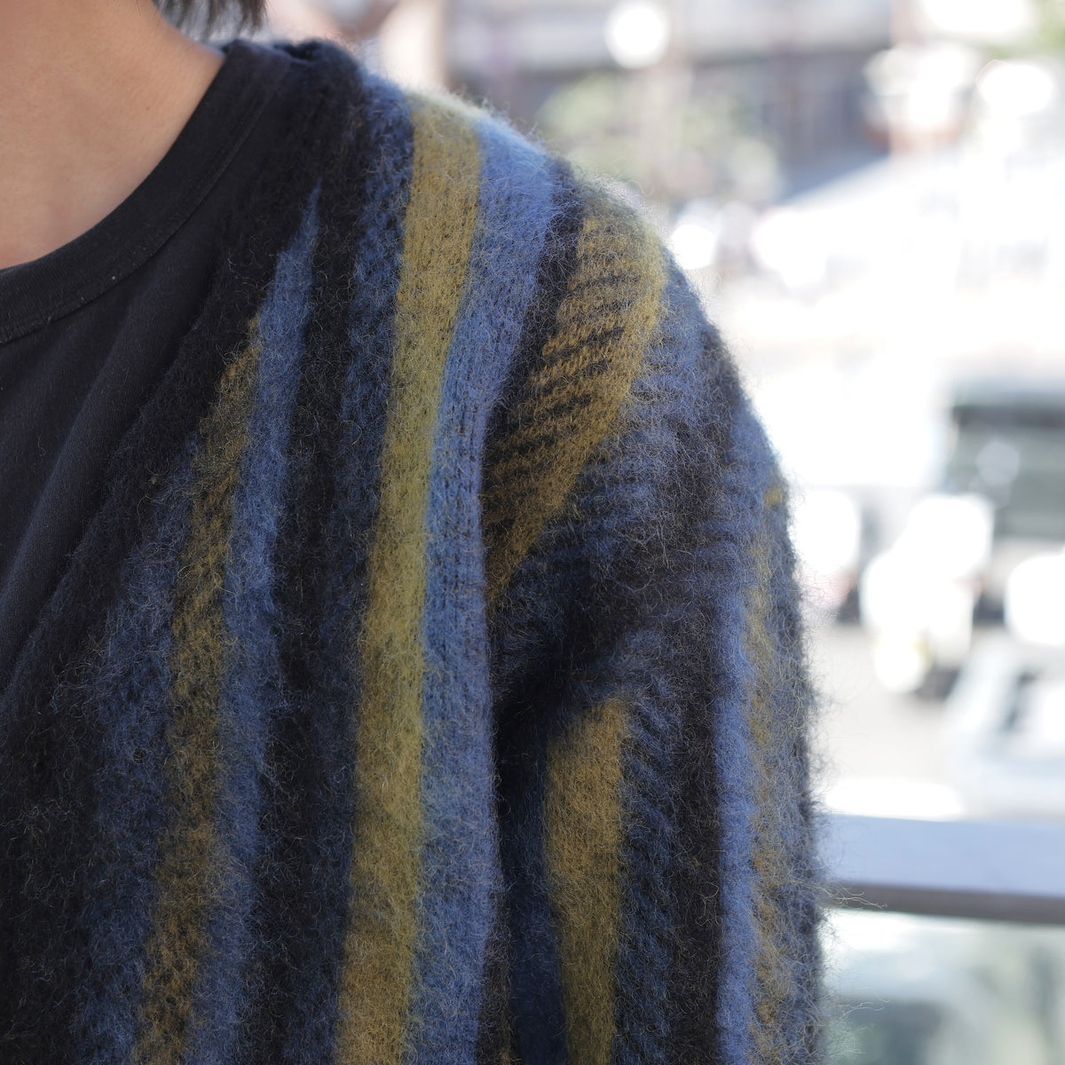 Mohair Cardigan - Stripe