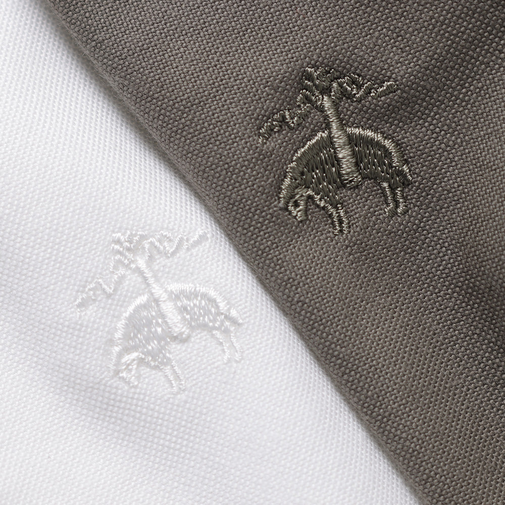 Cotton Oxford BROOKS BROTHERS Double Name B901