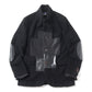 Wool spun twill product processing x multi-material patchwork J010