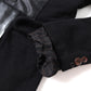 Wool spun twill product processing x multi-material patchwork J010