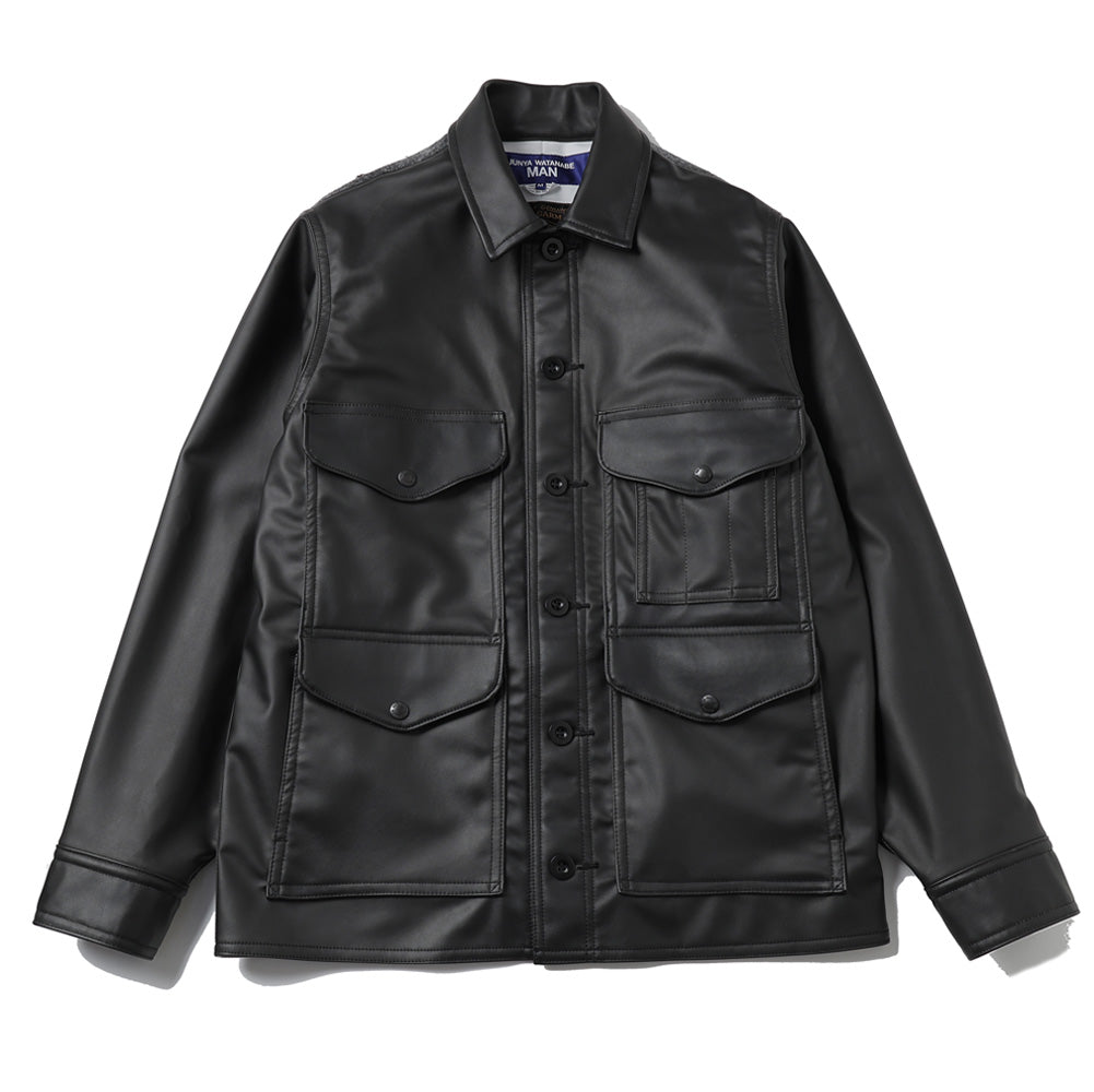 Synthetic leather (polyurethane resin) x wool mosser check FILSON W name J020
