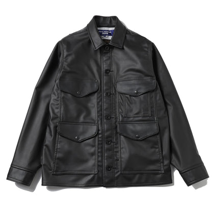 Synthetic leather (polyurethane resin) x wool mosser check FILSON W name J020