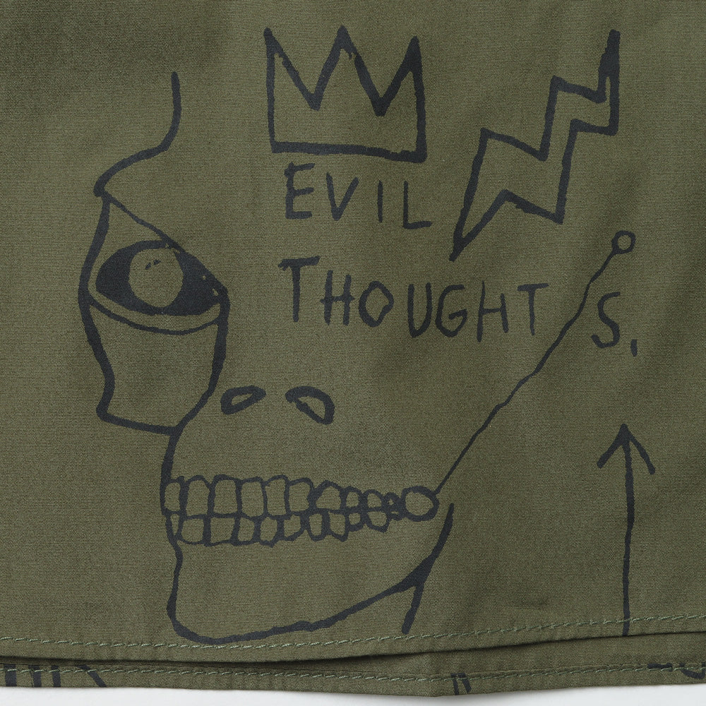 綿ブロードプリント Jean-Michel Basquiat B023