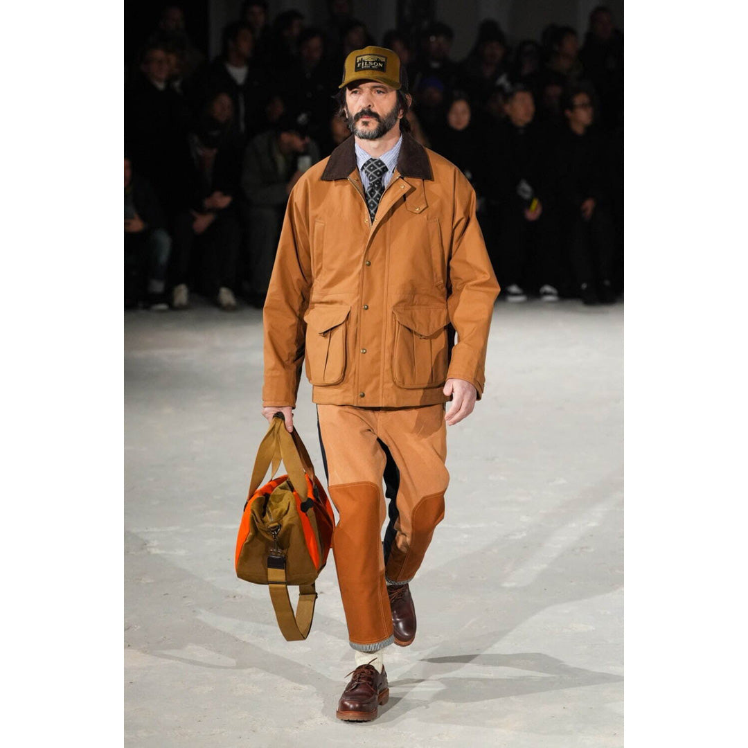 Cotton Oxford x Wool Ester Check FISON W Name J021